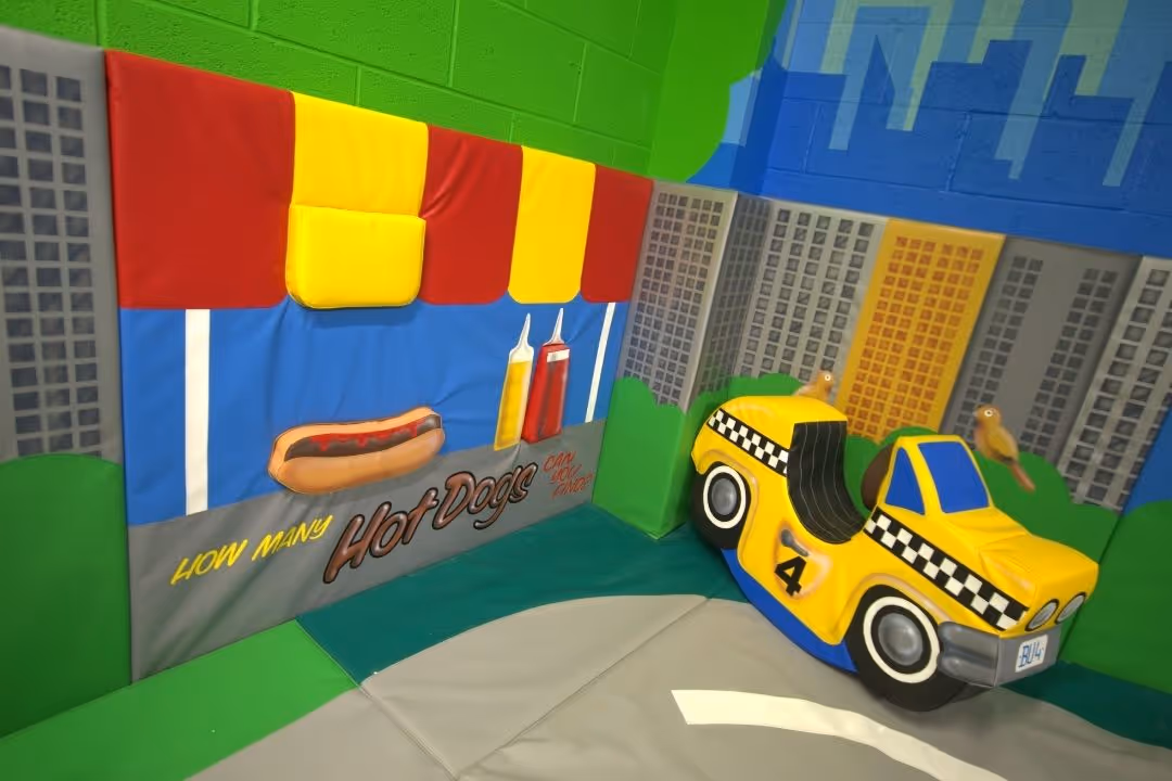 Various baby activities and play items