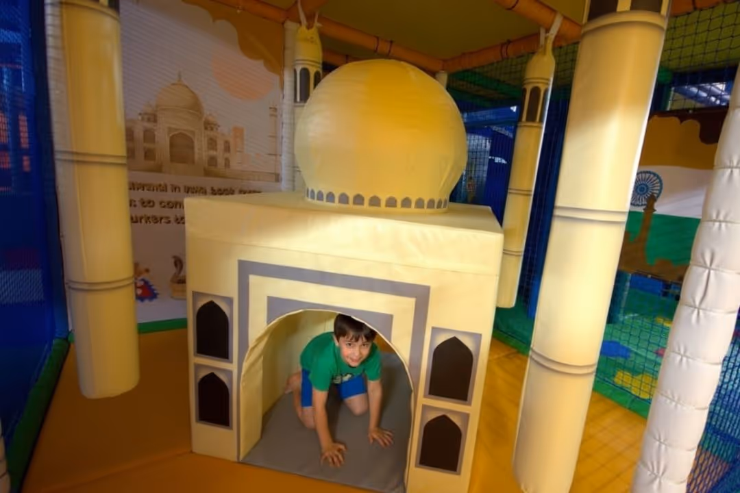9 Year old boy in soft play area close to Chester