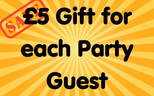 Kids Birthday Parties include a £5 Gift for each child