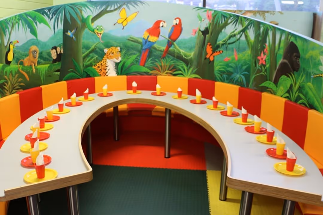 Looking for a kids party venue in Wirral? Jungle themed Birthday Party Booth